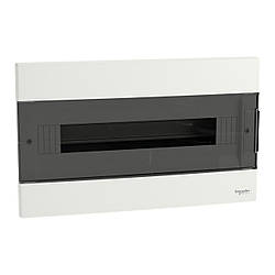 Щиток 18 модулів врізний з димчастими дверцятами, Schneider Electric серія Easy9 EU, EZ9EUA118