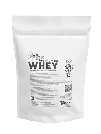 Протеїн Whey 80 Stark Pharm 500 g Шоколад-Лісовий Горіх, фото 2