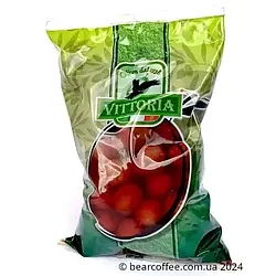 Маслини гіганти з кісточкою Вітторія Vittoria Nere in Salamoia 850 г Італія, Оливки та маслини