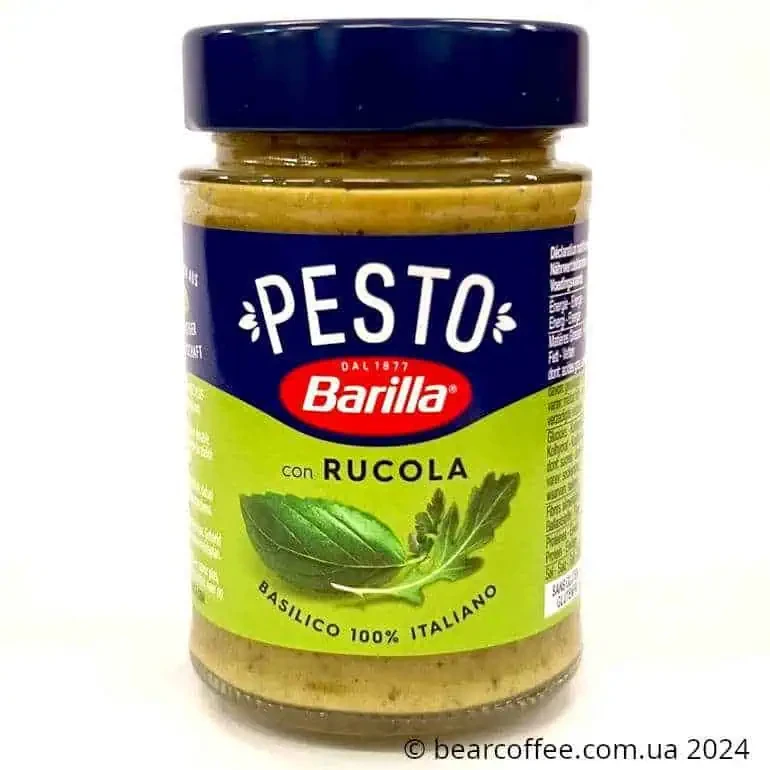 Песто з базиліком та рукколою Барілла Barilla Pesto Basilico e rucola 190 г Італія, Приправи та соуси