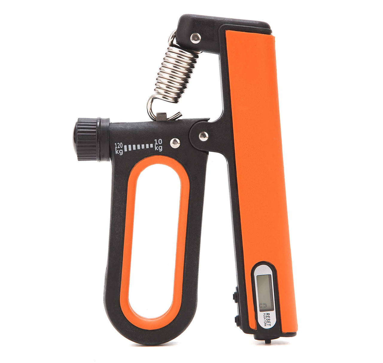 Еспандер кистьовий Cornix 10-120 кг з регульованим навантаженням і лічильником XR-0274 Black/Orange Poland
