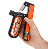 Еспандер кистьовий Cornix 10-120 кг з регульованим навантаженням і лічильником XR-0274 Black/Orange Poland, фото 6