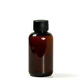 Флакон порожній коричневий 100 мл, кришка чорна