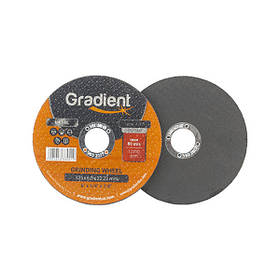 Круг зачисний для металу плоский Gradient 125x6,0x22,23 для ручних шліфмашин