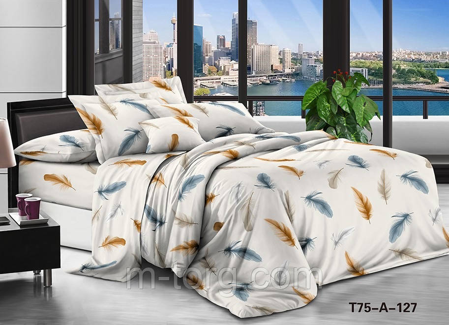 "лів" постільна білизна 3D-ефект євро розмір, дві нав-кі 70/70