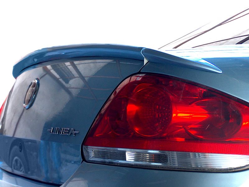 Лип спойлер Meliset на Fiat Linea 2006-2018 Сабля на багажник Фіат Лінеа під фарбування 3частини, фото 1