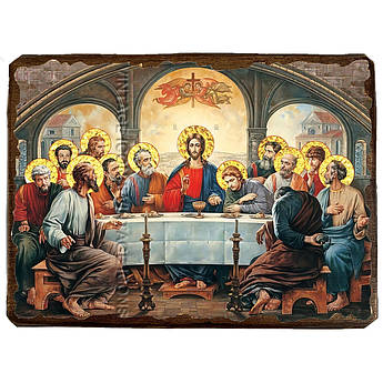 Ікона Таємна вечеря ,ікона на дереві 130х170 мм
