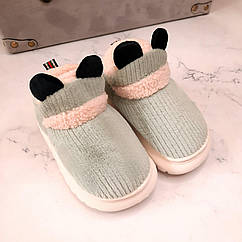 Дитячі домашні капці від 22 до 32 розміри кімнатні хутряні зимові капчики для хлопчика садочка будинку