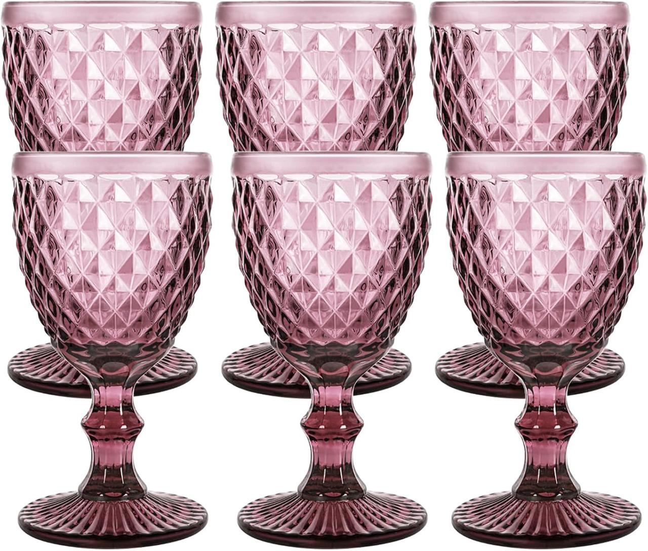 Набір винних келихів Elodia Vintage Bordeaux 340 мл 6 шт бордо