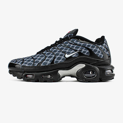 Чоловічі Кросівки Nike Air Max TN Plus France Black White / Найк Аїр Макс ТН Плюс Франс Чорні з Білим, фото 1