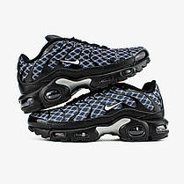 Чоловічі Кросівки Nike Air Max TN Plus France Black White / Найк Аїр Макс ТН Плюс Франс Чорні з Білим, фото 4