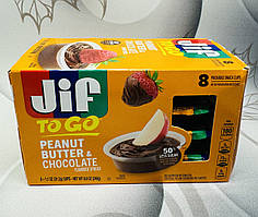 Шоколадна арахісова паста JIF TO GO в міні-упаковках