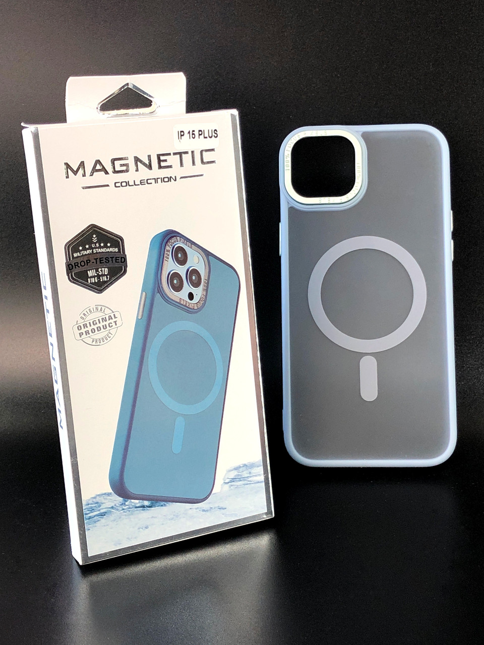 Чохол для телефона iPhone 15ProMax Silicone SPACE with MagSafe Grey
