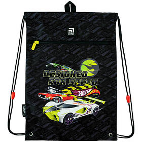 Сумка для взуття Kite Hot Wheels 46x33 см чорна (HW24-601M-1)