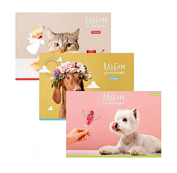 Альбом для малювання Склейка 20 аркушів Школярик "Star" PB-GB-020-462