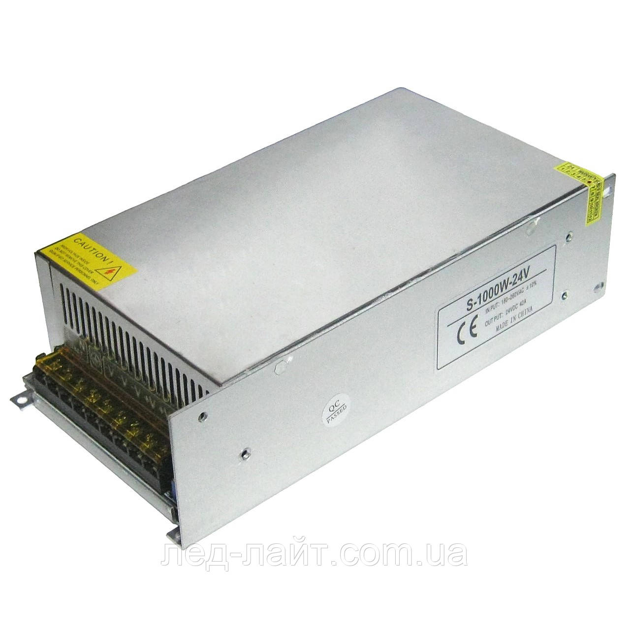Блок живлення 24V 42A 1000W у перфорованому корпусі