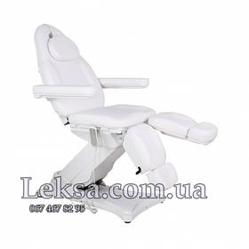 Кушетка електрична Педикюрне крісло LS-8184 White (2 електромотори)