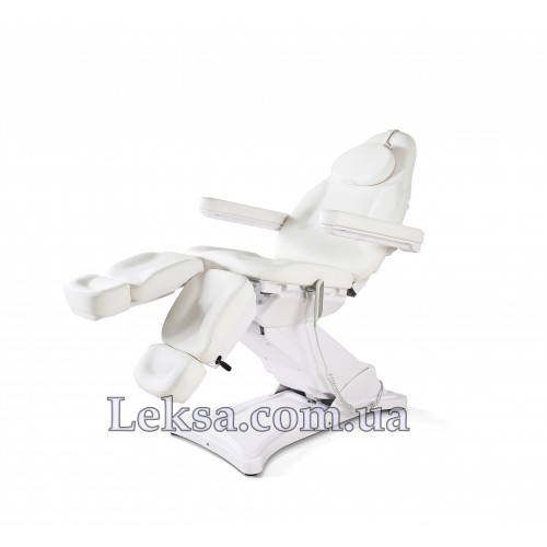 Кушетка електрична Педикюрне крісло LS-8185 White (3 електромотори)