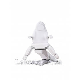 Кушетка електрична Педикюрне крісло LS-8186 White (2 електромотори)