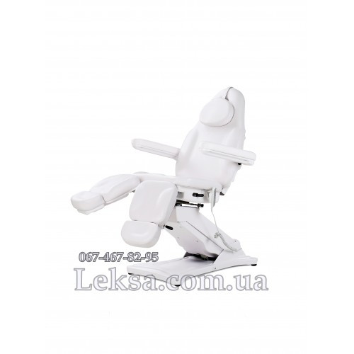 Кушетка електрична Педикюрне крісло LS-8187 White (3 електромотори)
