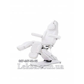 Кушетка електрична Педикюрне крісло LS-8187 White (3 електромотори)