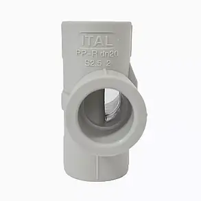 Хрестовина PP-r прохідна ITAL 20 мм, фото 4