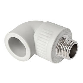 Кутник 90° PP-r із зовнішньою різьбою ITAL 25 мм х 1/2"