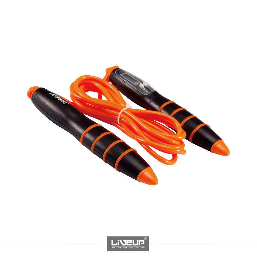 Скакалка з ел. лічильником LiveUp DIGITAL JUMP ROPE, фото 1