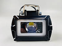 LED фара прямоугольная 20W (Объемная линза) 12-80V желтый и белый свет четкая граница света chip CREE, IP68