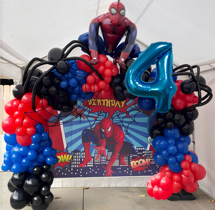 Набір повітряних куль «Spider-Man», прикраса для дня народження хлопчика