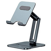 Тримач для мобільного Baseus Desktop Biaxial Foldable Metal Stand (for Tablets) Grey
