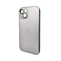 Чохол для смартфона AG Glass Matt Frame Color Apple iPhone 14 Titanium Grey