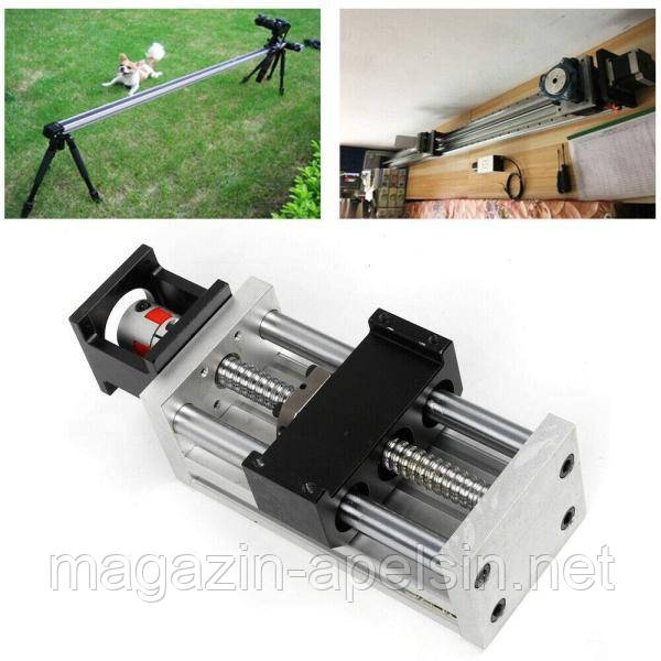 Кульковий гвинтовий лінійний стіл SFU1605 з ходом 100 мм з ЧПУ каретка з ручним керуванням розсувний стіл