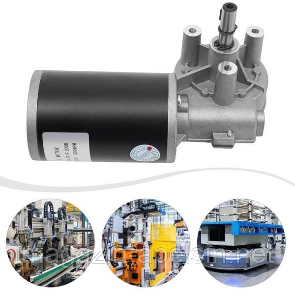 Черв'ячний двигун, 45 Вт, 24 В постійного струму, 15 нм, номінальна швидкість: 160 ± 20 об./хв.