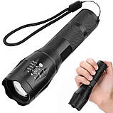 Ліхтар ручний акумуляторний Cop Bl-1831-3, Red light червоний колір, фото 4