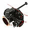 Карбюратор для Briggs & Stratton 795477, 498809, 498811, 794147 з прокладкою, мембраною та гвинтами, фото 2