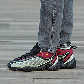 Чоловічі кросівки Adidas Yeezy 500 Mid Black Red