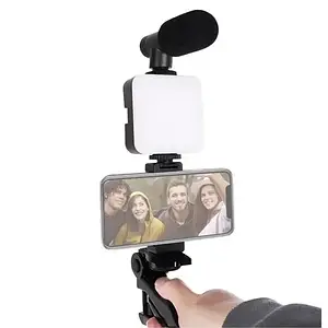 Блог станция набор 5в1 Blog Station AY-49, трипод, LED подсветка, микрофон