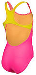 Купальник для дівчат Arena KIKKO V SWIMSUIT SWIM PRO BACK фіолетовий, жовтий Діт 128 см, фото 6