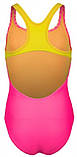Купальник для дівчат Arena KIKKO V SWIMSUIT SWIM PRO BACK фіолетовий, жовтий Діт 128 см, фото 7