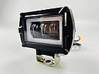 Фара LED прямокутна із 3D лінзою, 12-80V, 25W, IP67, жовтим та білим світлом, чітка межа світла та режим ДХО, фото 3