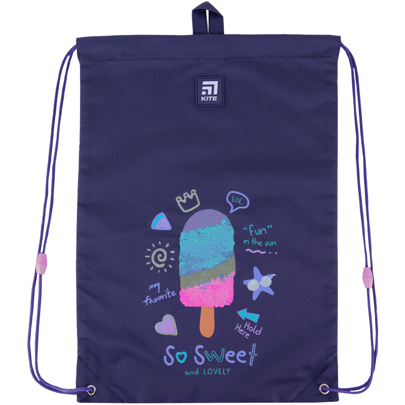 Сумка для взуття Kite Education So Sweet 46x33 см фіолетова (K24-600M-7), фото 1