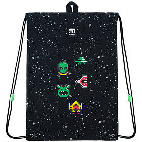 Сумка для взуття Kite Education UFO 46x33 см чорна (K24-600M-8)