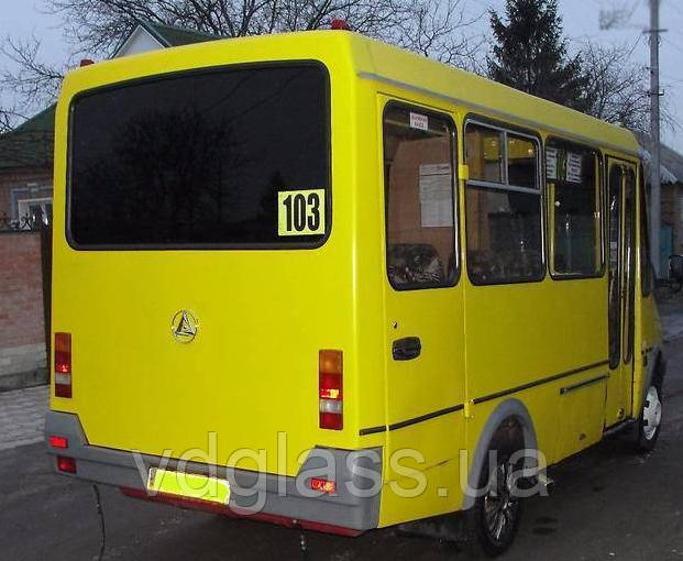БАЗ 2215 Дельфін заднє скло триплекс, від українського виробника автостекла