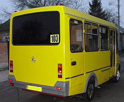 БАЗ 2215 Дельфін заднє скло триплекс, від українського виробника автостекла