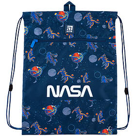 Сумка для взуття Kite NASA 46x33 см синя (NS24-601M)
