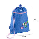 Сумка для взуття Kite tokidoki 46x33 см блакитна (TK24-601M-1), фото 2