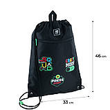 Сумка для взуття Kite SQUAD 46x33 см чорна (K24-601M-22), фото 6