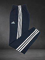 Спортивные мужские трикотажные штаны Adidas / норма, баталы (т.синий, чёрный, антрацит, бордовый)