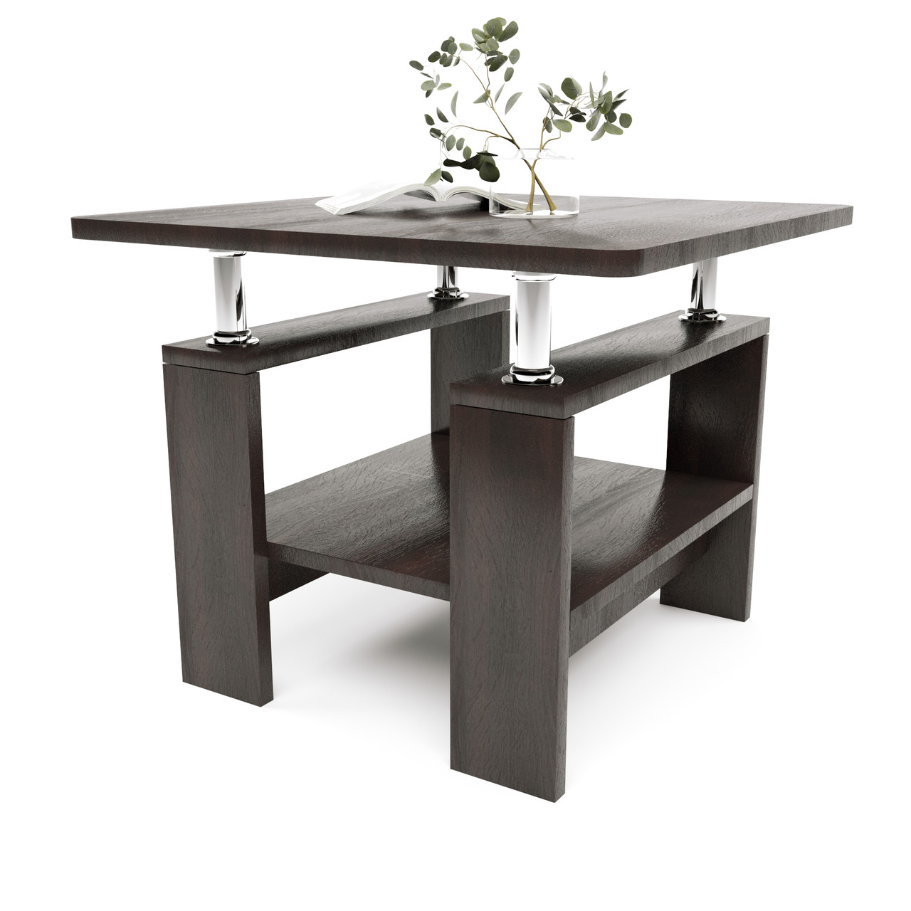 Стіл журнальний Еверест СЖ-2 для вітальні венге темний (DTM-2130), фото 1